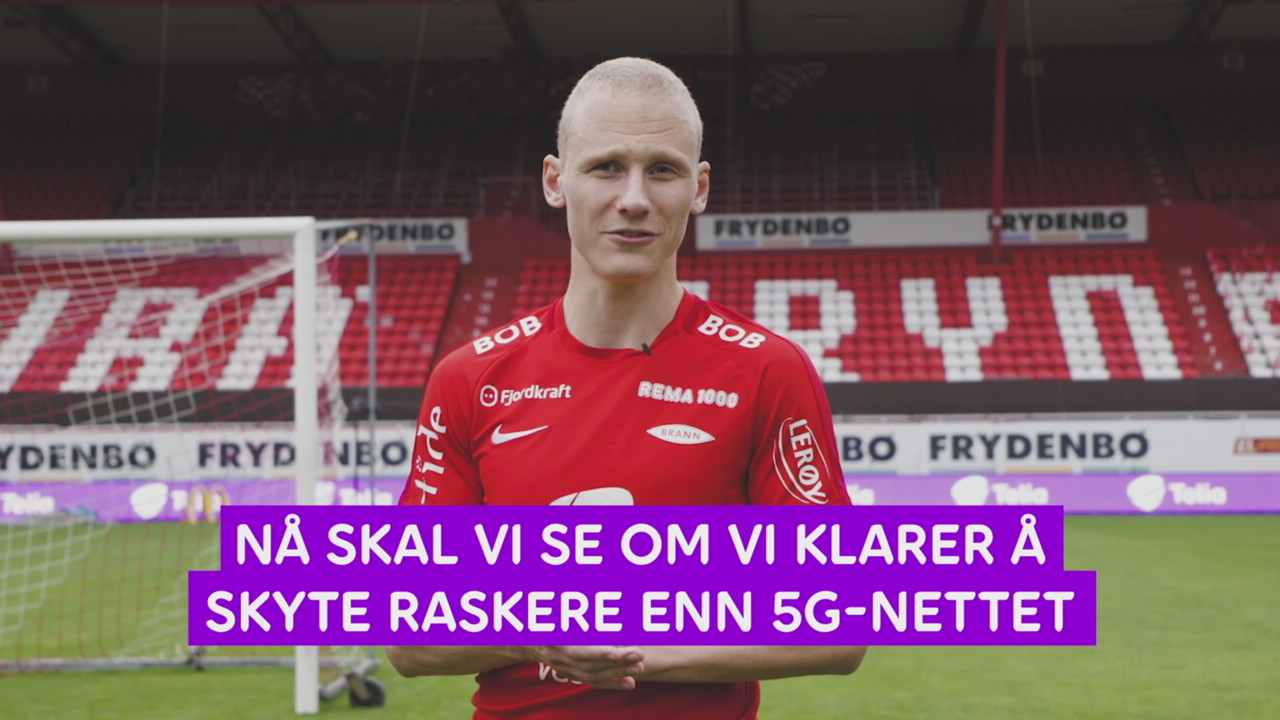 Klarer du å skyte ballen fortere enn det nye 5G-nettet?